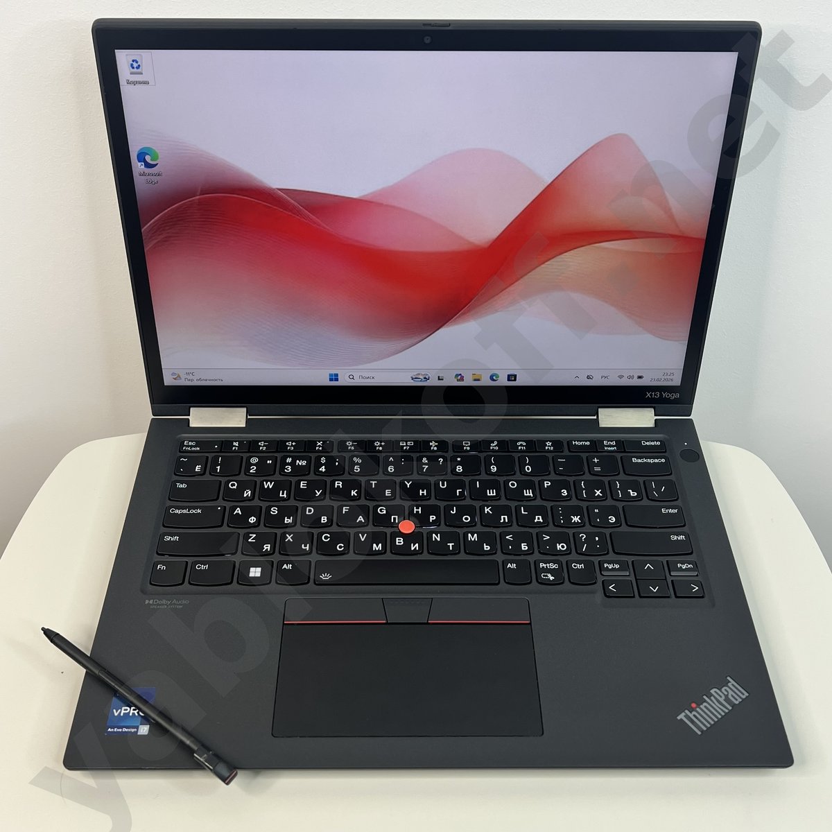 Ноутбук Lenovo Thinkpad X13 yoga Gen 3 i7-1265U +LTE — фото 1 купить бу в Санкт-Петербурге