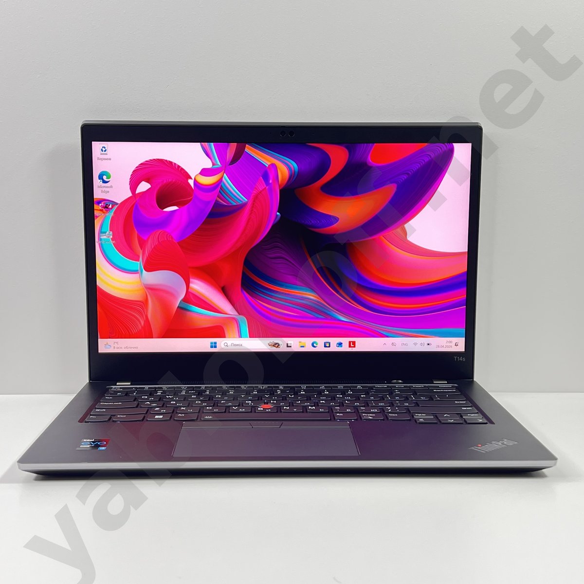 Ноутбук Lenovo ThinkPad T14S G2 4K i7-1165G7 — фото 1 купить бу в Санкт-Петербурге