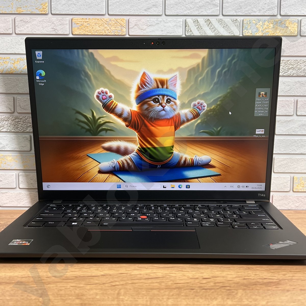 Ноутбук Lenovo ThinkPad T14S Gen 4 Ryzen 7-7840u — фото 1 купить бу в Санкт-Петербурге