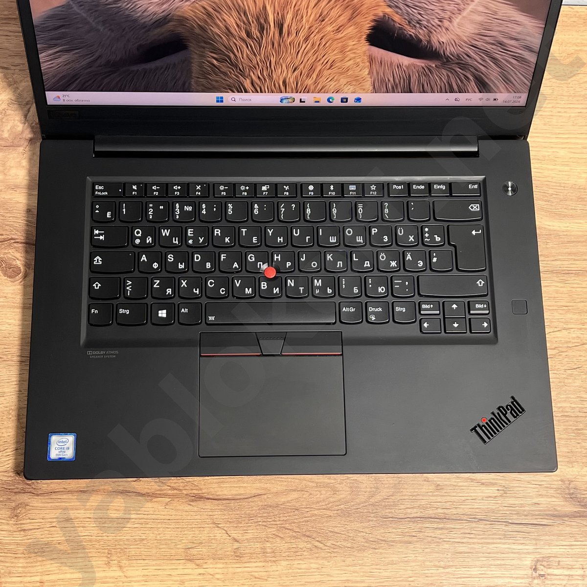 Ноутбук Lenovo ThinkPad P1 Gen 2 i9 T2000 4K — фото 4
