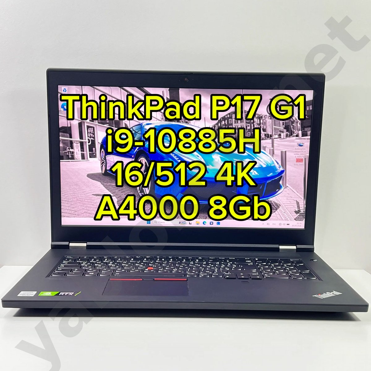 Ноутбук Lenovo ThinkPad P17 gen 1 i9-10885H A4000 4K — фото 1 купить бу в Санкт-Петербурге